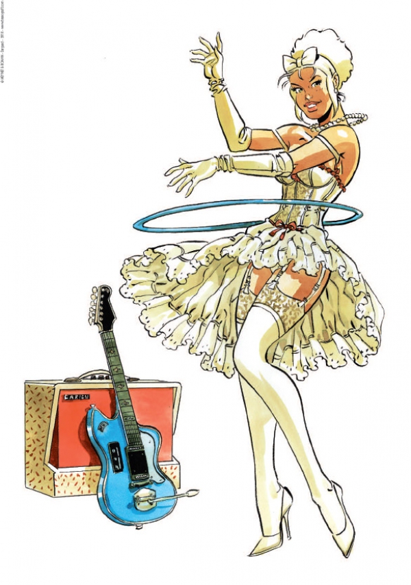 Pin-up Mirabelle Guitare 2018