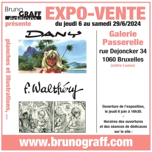 Expo-Vente : François WALTHERY et DANY à la Galerie Passerelle Louise à Bruxelles